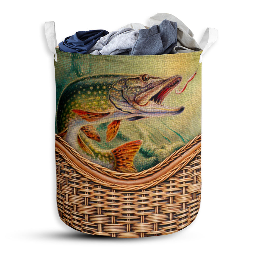 Fishing Rattan Teaxture Lover - Laundry Basket - Owls Matrix LTD