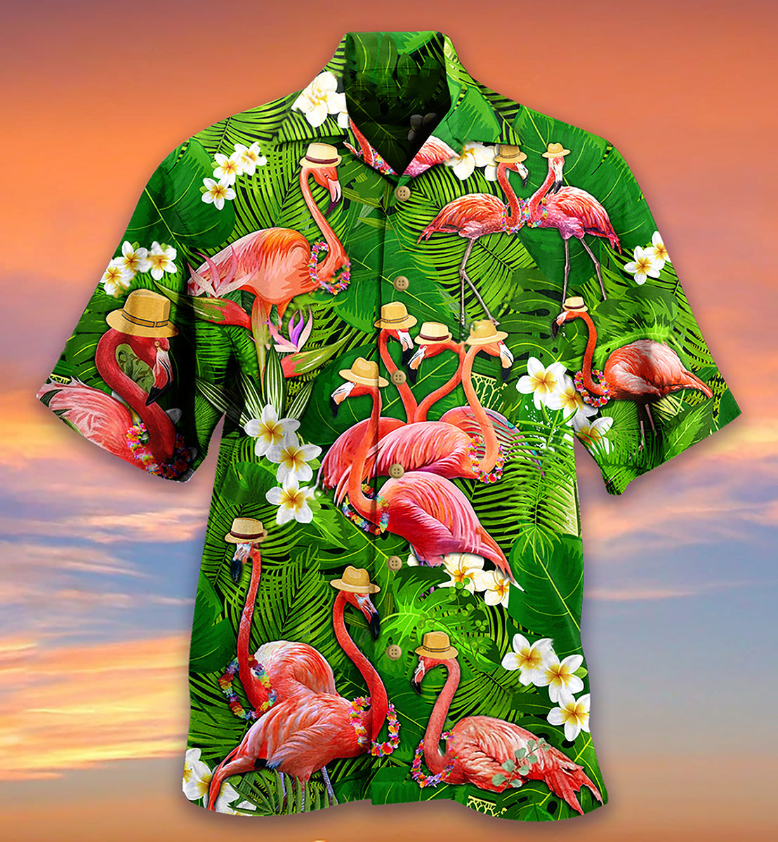 Flamingo Stand Tall And Be Fabulous - Hawaiian Shirt - Owls Matrix LTD