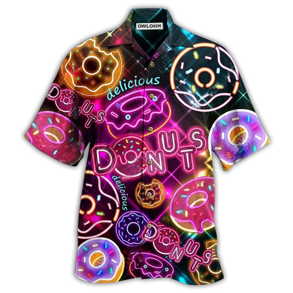 Hawaiian Shirt / Adults / S Food Donut Makes My Vibe Stunning - Hawaiian Shirt - Owls Matrix LTD