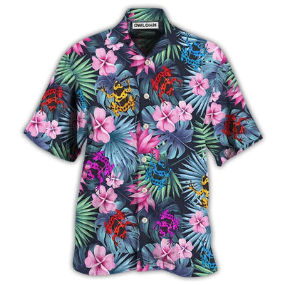 Hawaiian Shirt / Adults / S Frog Tropical Summer Vibes - Hawaiian Shirt - Owls Matrix LTD