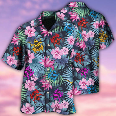 Frog Tropical Summer Vibes - Hawaiian Shirt - Owls Matrix LTD