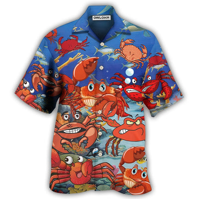 Hawaiian Shirt / Adults / S Crab Funny Crabs We Rule The Ocean - Hawaiian Shirt - Owls Matrix LTD