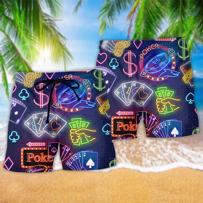 Gambling No Poker No Party Stunning - Beach Short - Owls Matrix LTD