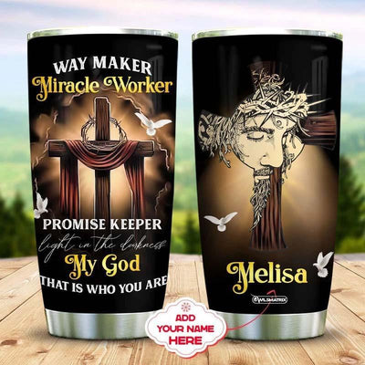 Jesus God Way Maker Personalized - Tumbler - Owls Matrix LTD