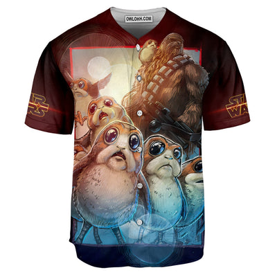 Star Wars Porgs Are Friends Not Food - Baseball Jersey