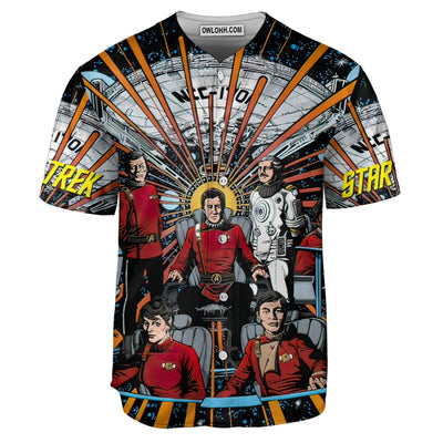 Star Trek Real World Comic Style - Baseball Jersey