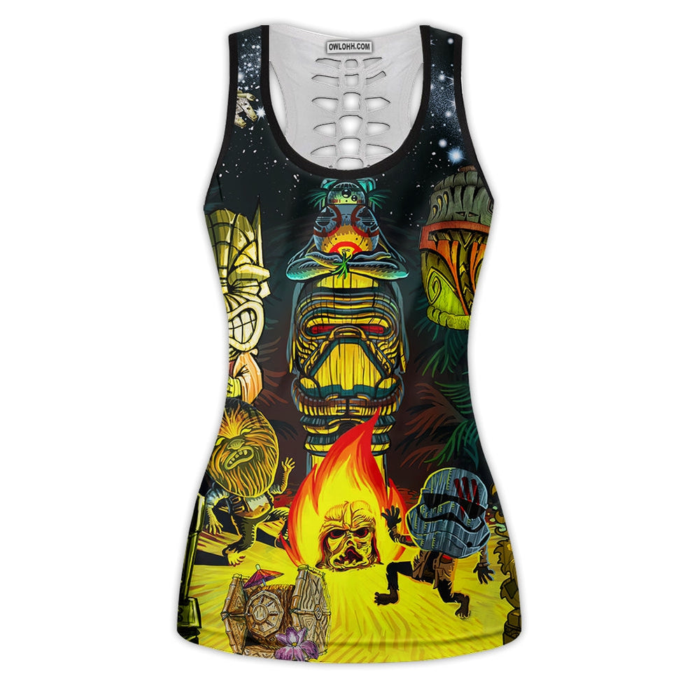 Tiki Star Wars May The Force Be With You - Tank Top Hollow