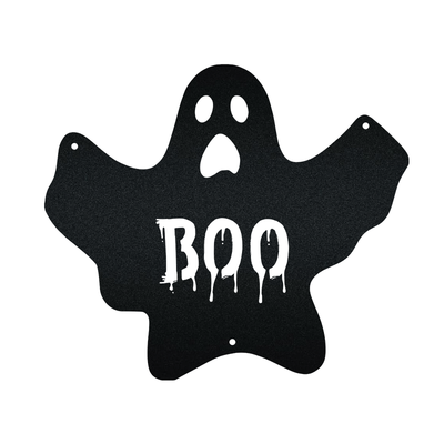 Halloween Fear Ghost Boo - Led Light Metal - Owls Matrix LTD
