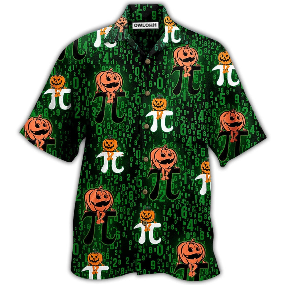 Hawaiian Shirt / Adults / S Halloween Pumpkin Smile - Hawaiian Shirt - Owls Matrix LTD