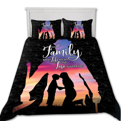 US / Twin (68" x 86") Firefighter Be Strong Happy Family Of Firefighter Lover - Bedding Cover - Owls Matrix LTD