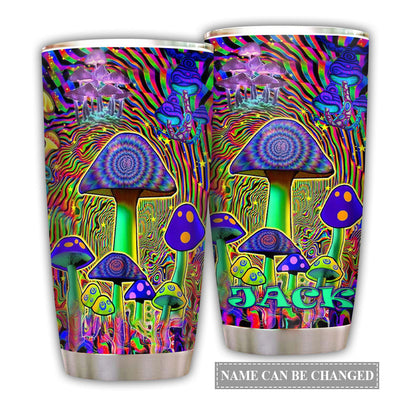 20OZ Hippie Mushroom Color Personalized - Tumbler - Owls Matrix LTD