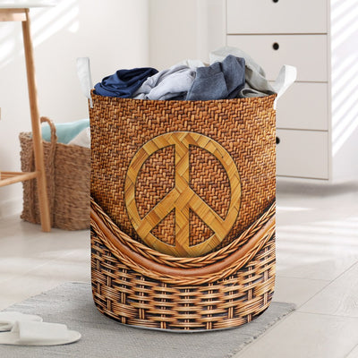 Hippie Sign Basic Style - Laundry Basket - Owls Matrix LTD