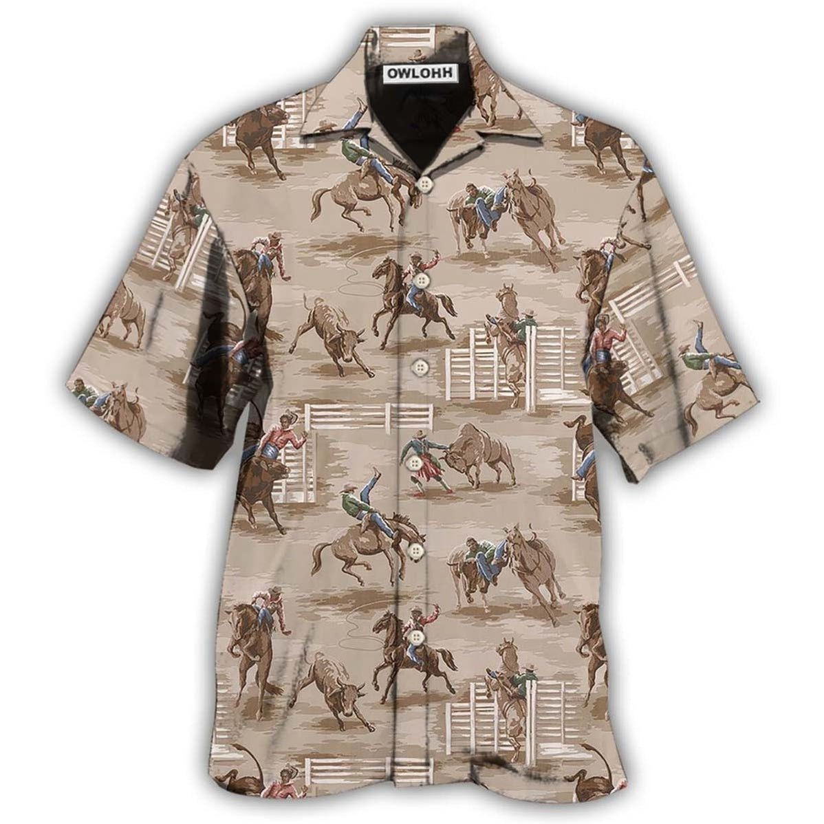 Hawaiian Shirt / Adults / S Horse Style Lover Play - Hawaiian Shirt - Owls Matrix LTD