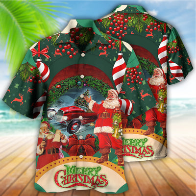 Hot Rod Merry Christmas I Was So Happy That Santa Made All Those - Hawaiian Shirt - Owls Matrix LTD
