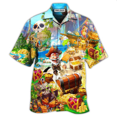 Hawaiian Shirt / Adults / S Hunting We've Found Treasures Treasures - Hawaiian Shirt - Owls Matrix LTD