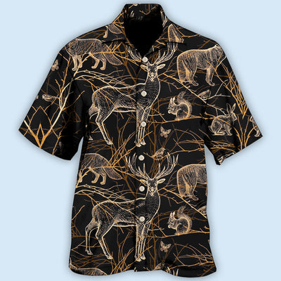 Hunting Dark Art Style - Hawaiian Shirt - Owls Matrix LTD