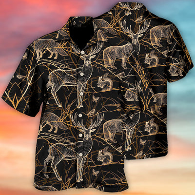 Hunting Dark Art Style - Hawaiian Shirt - Owls Matrix LTD