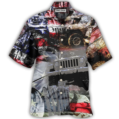 Hawaiian Shirt / Adults / S Jeep Independence Day - Hawaiian Shirt - Owls Matrix LTD