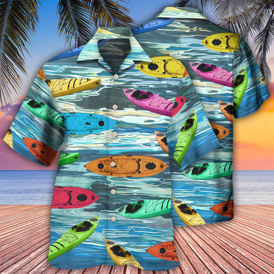Kayaking It's Time For Kayaking- Hawaiian Shirt - Owls Matrix LTD