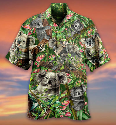 Koala Love Christmas Tree - Hawaiian Shirt - Owls Matrix LTD
