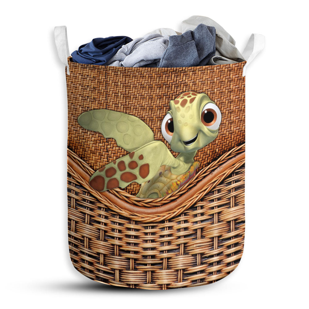 Turtle Basic Lovely Style – Laundry Basket - Owls Matrix LTD