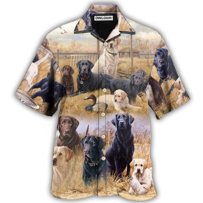 Hawaiian Shirt / Adults / S Labrador Retriever Hunting Dog Lovely - Hawaiian Shirt - Owls Matrix LTD