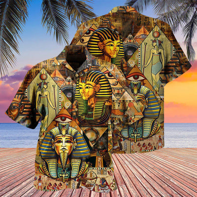 Egypt Life Of Egyptian Pyramids Cool - Hawaiian Shirt - Owls Matrix LTD