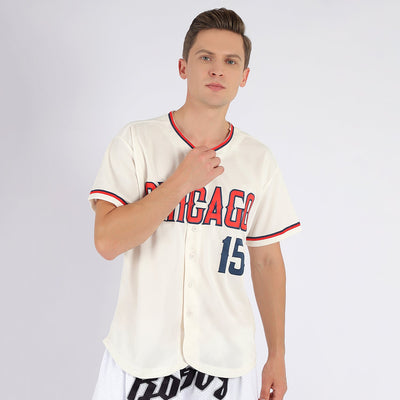 Custom Cream Red-Navy Authentic American Flag Fashion Baseball Jersey - Owls Matrix LTD