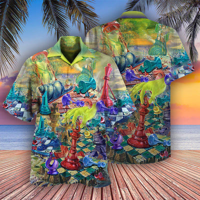 Chess Magical World Cool - Hawaiian Shirt - Owls Matrix LTD