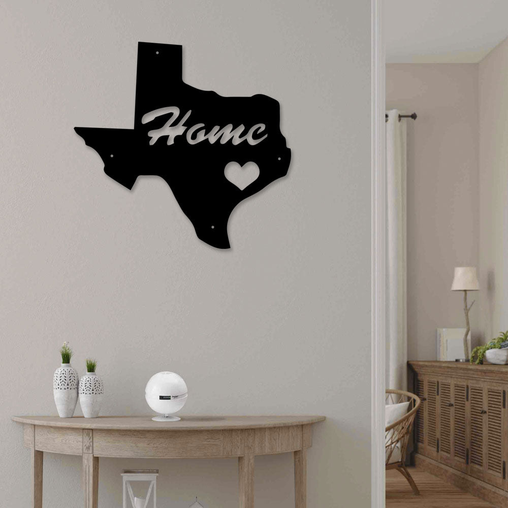 Texas My Home - Led Light Metal - Owls Matrix LTD