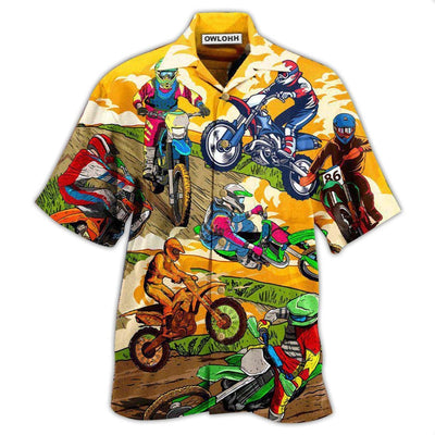 Hawaiian Shirt / Adults / S Motorcycle What Is Life Without A Little Risk I'm Cool - Hawaiian Shirt - Owls Matrix LTD