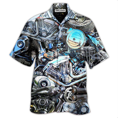 Hawaiian Shirt / Adults / S Motorcycle Gone Riding Be Back - Hawaiian Shirt - Owls Matrix LTD