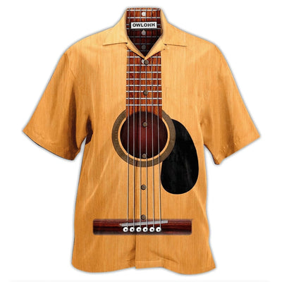 Hawaiian Shirt / Adults / S Guitar Basic Style - Hawaiian Shirt - Owls Matrix LTD