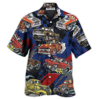 Hawaiian Shirt / Adults / S Car Racing Off Road Racing Is My Lobely Life - Hawaiian Shirt - Owls Matrix LTD