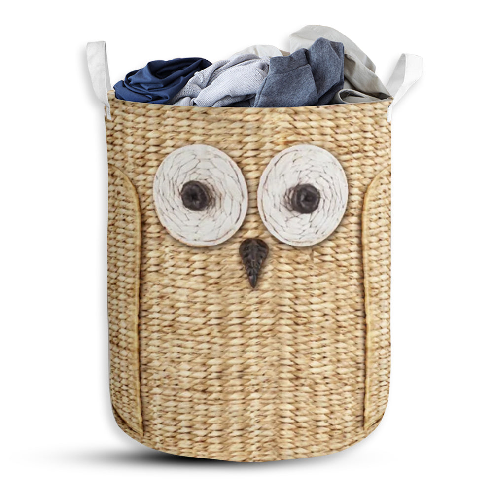 Owl Wicker Beautiful Style - Laundry Basket - Owls Matrix LTD