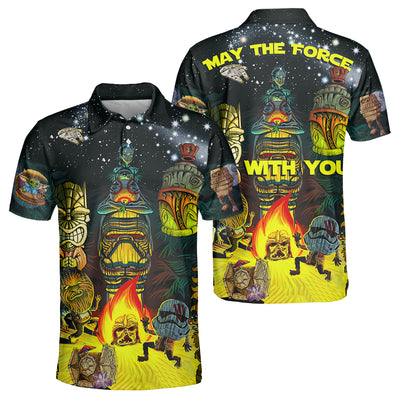 Tiki Star Wars May The Force Be With You - Polo Shirt