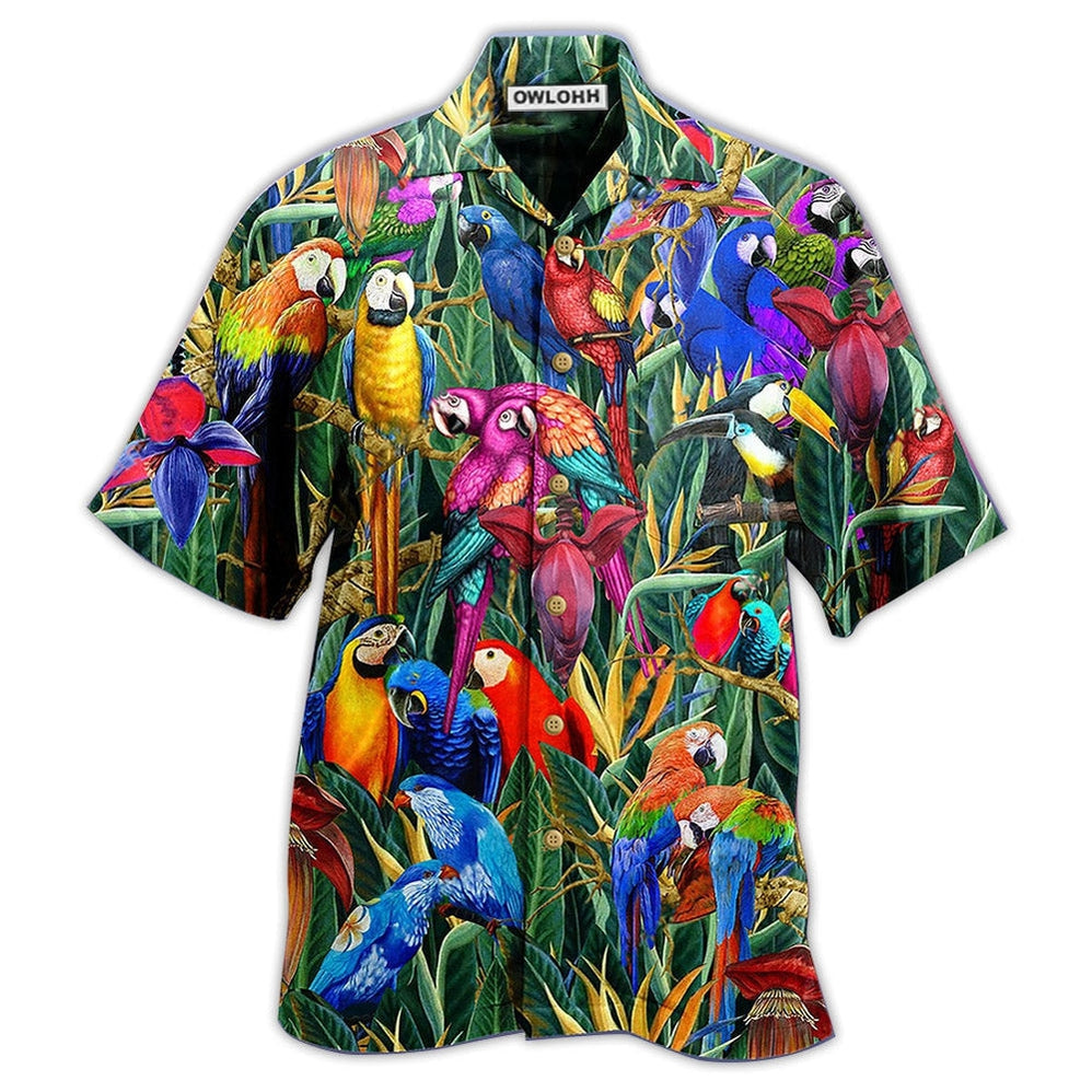 Hawaiian Shirt / Adults / S Parrot Amazing Tropical - Hawaiian Shirt - Owls Matrix LTD