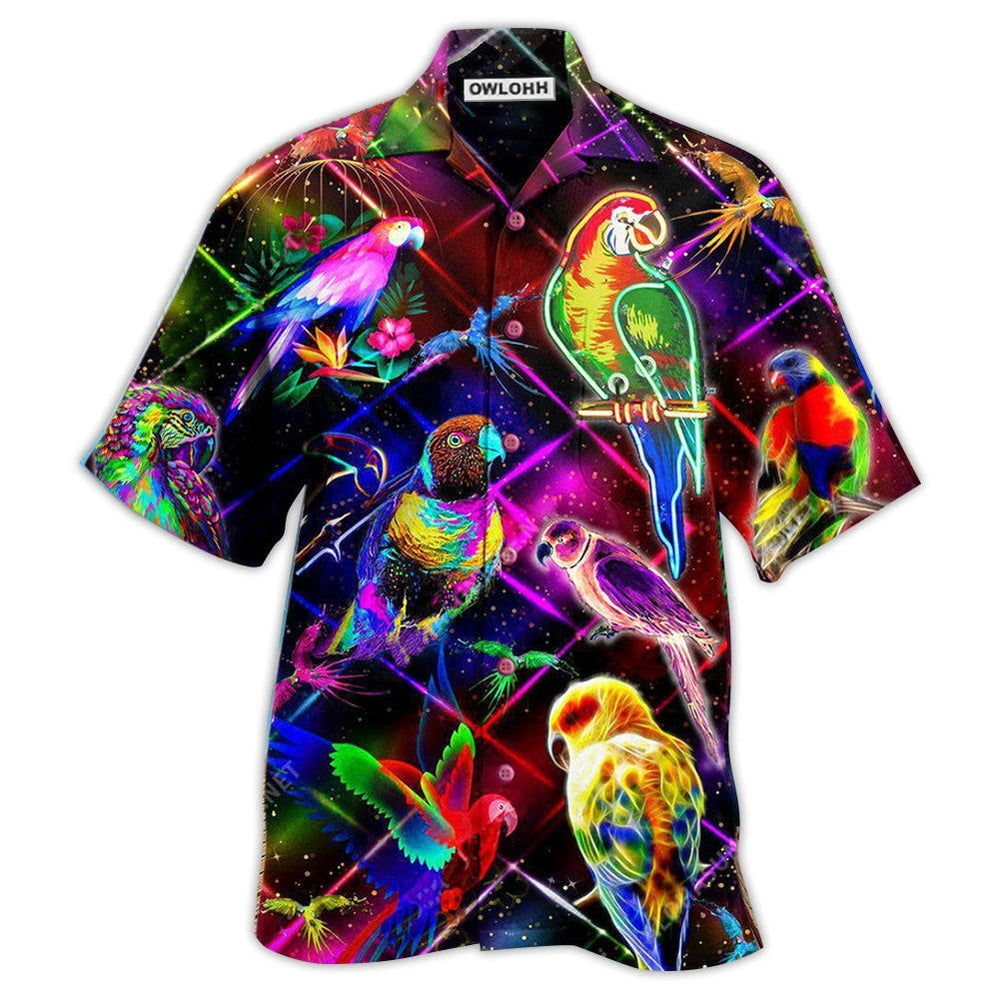 Hawaiian Shirt / Adults / S Parrot Never Take Your Unique Features For Granted - Hawaiian Shirt - Owls Matrix LTD