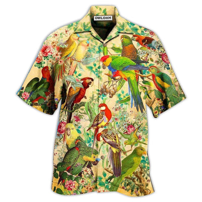 Hawaiian Shirt / Adults / S Parrot Vintage Interesting - Hawaiian Shirt - Owls Matrix LTD