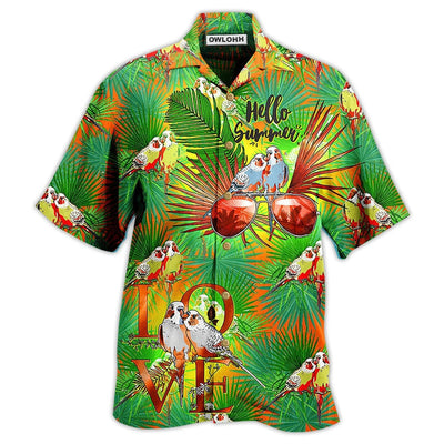 Hawaiian Shirt / Adults / S Parrot Hello Summer Style - Hawaiian Shirt - Owls Matrix LTD