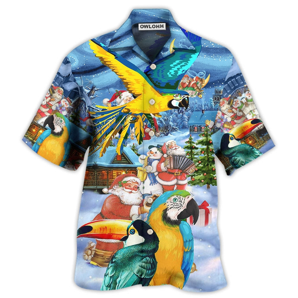 Hawaiian Shirt / Adults / S Parrot High By The Beach Unique - Hawaiian Shirt - Owls Matrix LTD