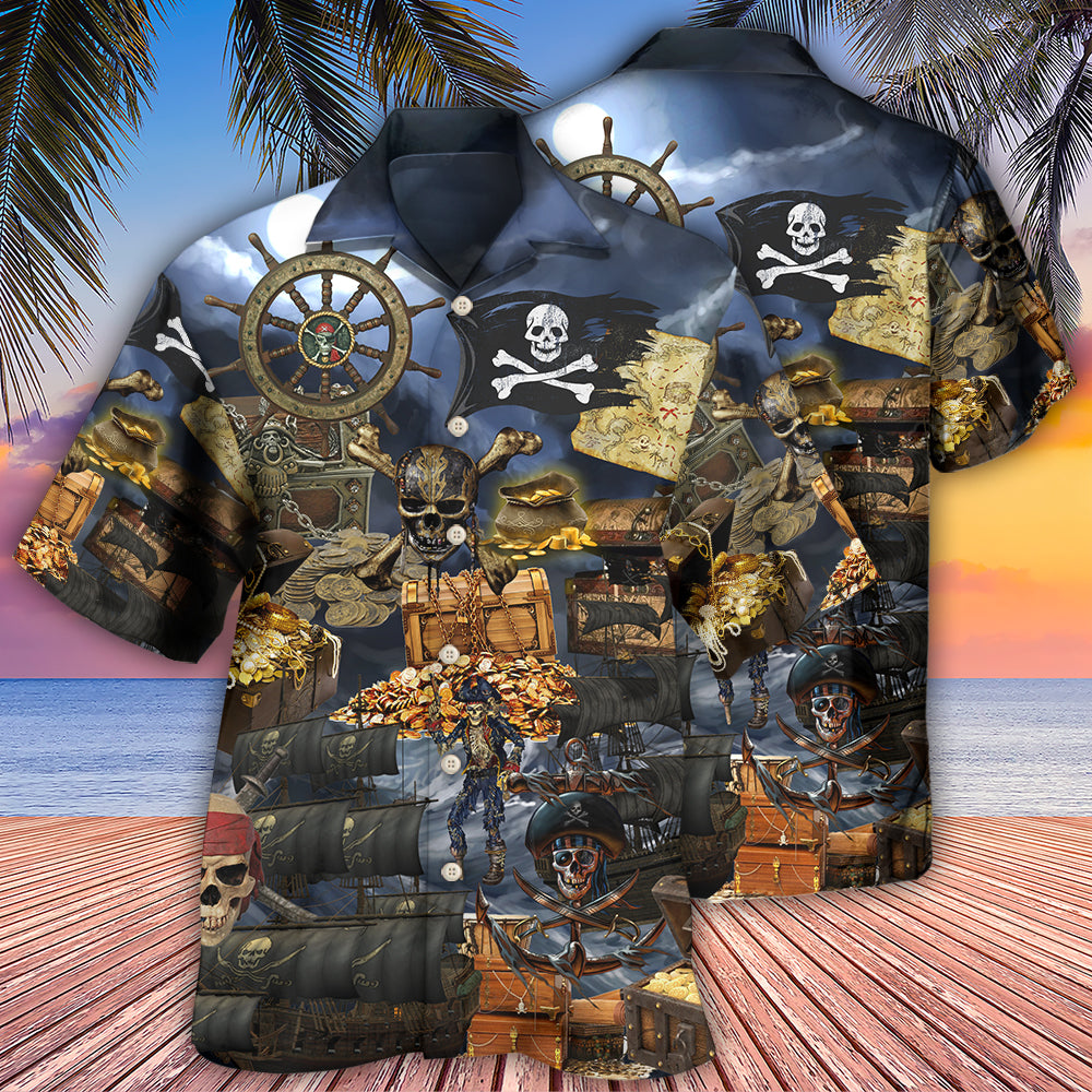 Pirate It's The Life I Choose - Hawaiian Shirt - Owls Matrix LTD