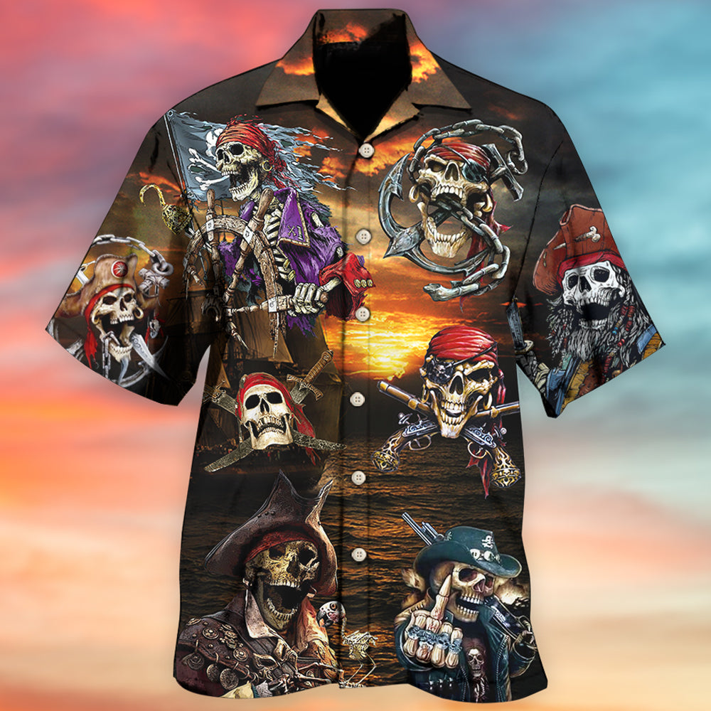 Pirate Style Happy With Together - Hawaiian shirt - Owls Matrix LTD