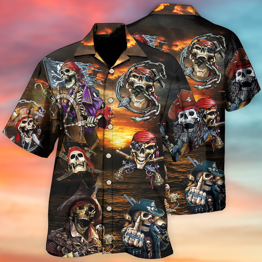 Pirate Style Happy With Together - Hawaiian shirt - Owls Matrix LTD