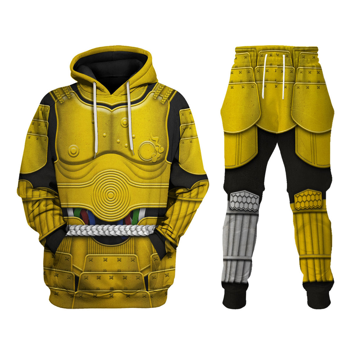 Star Wars C-3PO Samurai Costume - Hoodie + Sweatpant