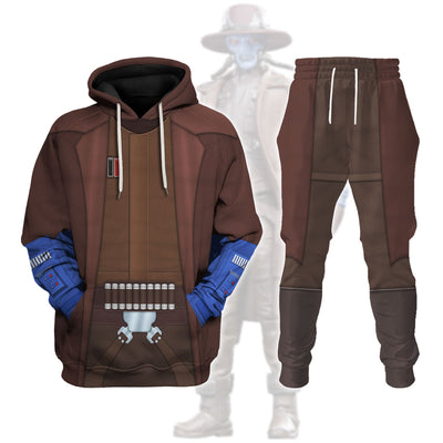 Star Wars Cad Bane's Bounty Hunter Costume - Hoodie + Sweatpant