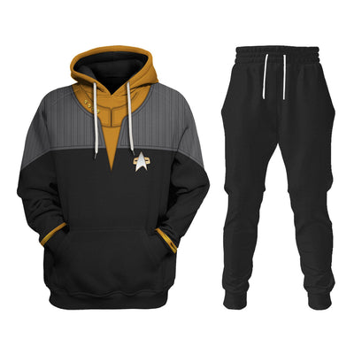 Star Trek Standard Uniform 2370s Operations Division Cool - Hoodie + Sweatpant