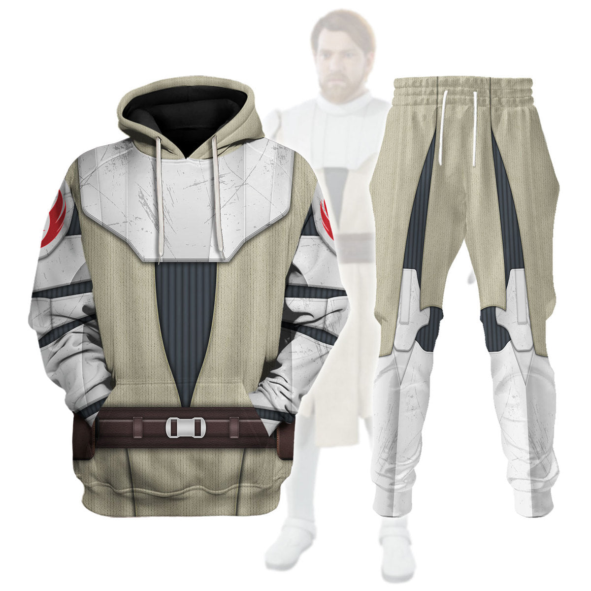 Star Wars General Kenobi Costume - Hoodie + Sweatpant