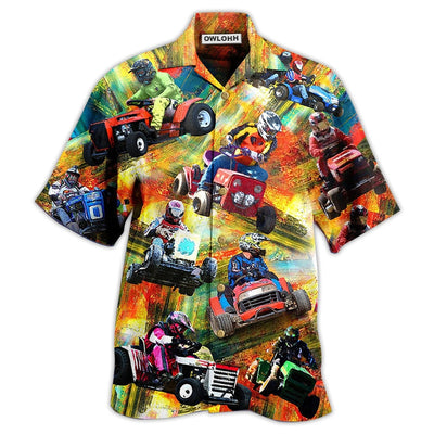 Hawaiian Shirt / Adults / S Car Racing Color - Hawaiian Shirt - Owls Matrix LTD