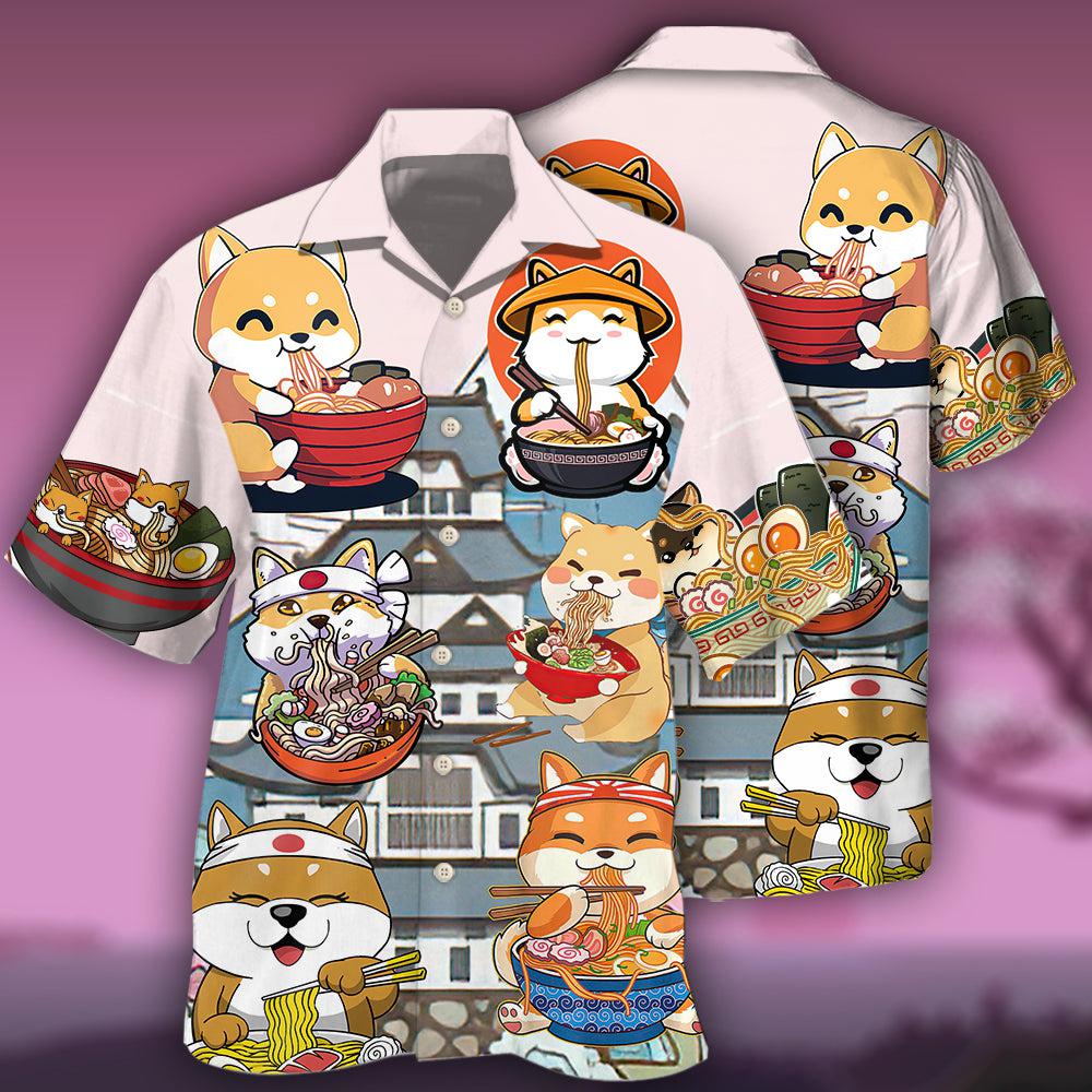 Cat Ramen Lovely Style - Hawaiian Shirt - Owls Matrix LTD